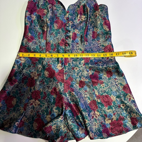 Vintage 90’s Splendida per La Senza silky slip romper. Gorgeous floral lingerie. - Picture 6 of 10